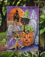 Dachshund Halloween Haunted House Flag Garden Size PPP3082GF
