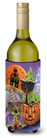 Buy this Dachshund Halloween Haunted House Wine Bottle Hugger PPP3082LITERK