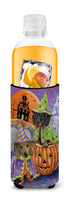 Dachshund Halloween Haunted House Ultra Hugger for slim cans PPP3082MUK