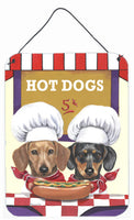 Buy this Dachshund Hot Dog Stand Wall or Door Hanging Prints PPP3083DS1216