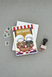 Dachshund Hot Dog Stand Greeting Cards and Envelopes Pack of 8