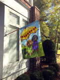 Dachshund Hot Doggies Flag Canvas House Size PPP3084CHF