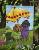 Dachshund Hot Doggies Flag Garden Size PPP3084GF