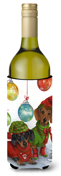 Buy this Dachshund Christmas Jingle Wine Bottle Hugger PPP3085LITERK