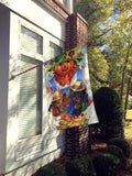 Dachshund Fall Scarecrow Flag Canvas House Size PPP3086CHF