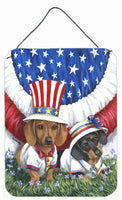 Buy this Dachshund USA Wall or Door Hanging Prints PPP3088DS1216