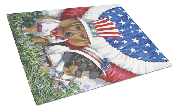 Buy this Dachshund USA Glass Cutting Board Large PPP3088LCB