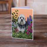 Dandie Dinmont Terrier Greeting Cards and Envelopes Pack of 8