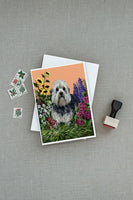 Dandie Dinmont Terrier Greeting Cards and Envelopes Pack of 8