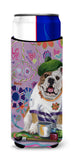 Buy this English Bulldog Flower Power Ultra Hugger for slim cans PPP3091MUK