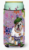 Buy this English Bulldog Flower Power Tall Boy Hugger PPP3091TBC