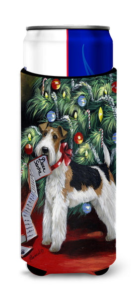 Buy this Fox Terrier Christmas Dear Santa Ultra Hugger for slim cans PPP3092MUK