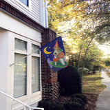 Fox Terrier Halloween Trick or Treat Flag Canvas House Size PPP3093CHF