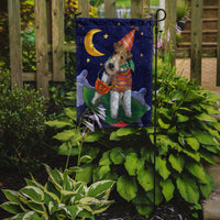 Fox Terrier Halloween Trick or Treat Flag Garden Size PPP3093GF