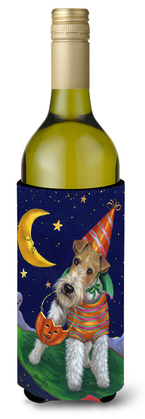 Buy this Fox Terrier Halloween Trick or Treat Wine Bottle Hugger PPP3093LITERK