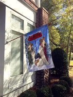 Fox Terrier Christmas We Believe Flag Canvas House Size PPP3094CHF