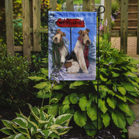 Fox Terrier Christmas We Believe Flag Garden Size PPP3094GF