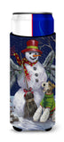Buy this Fox Terrier Christmas Winter Fun Ultra Hugger for slim cans PPP3095MUK