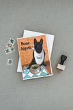 French Bulldog Bone Appetit Greeting Cards and Envelopes Pack of 8