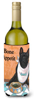 Buy this French Bulldog Bone Appetit Wine Bottle Hugger PPP3096LITERK