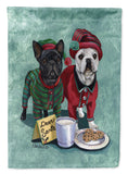 Buy this French Bulldog Christmas PJs Flag Canvas House Size PPP3097CHF