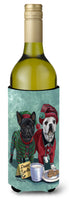 Buy this French Bulldog Christmas PJs Wine Bottle Hugger PPP3097LITERK