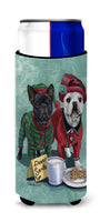 Buy this French Bulldog Christmas PJs Ultra Hugger for slim cans PPP3097MUK