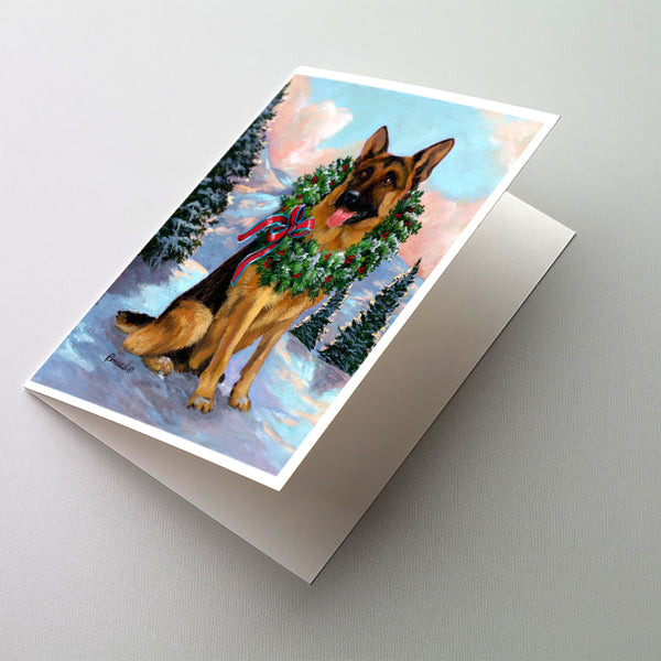 Buy this German Shepherd Christmas Honor Greeting Cards and Envelopes Pack of 8