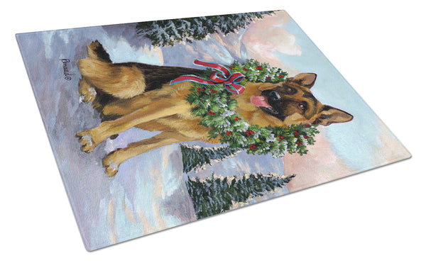 Buy this German Shepherd Christmas Honor Glass Cutting Board Large PPP3098LCB