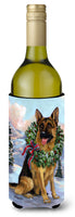 Buy this German Shepherd Christmas Honor Wine Bottle Hugger PPP3098LITERK