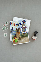 German Shepherd Life Saver Greeting Cards and Envelopes Pack of 8