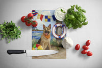 German Shepherd Life Saver Glass Cutting Board Large PPP3099LCB