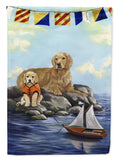 Buy this Golden Retriever Retreat Flag Canvas House Size PPP3100CHF