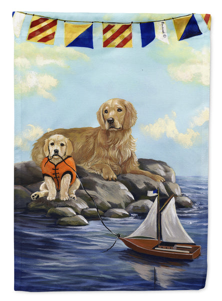 Buy this Golden Retriever Retreat Flag Canvas House Size PPP3100CHF
