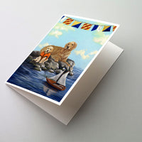 Buy this Golden Retriever Retreat Greeting Cards and Envelopes Pack of 8