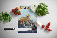 Golden Retriever Retreat Glass Cutting Board Large PPP3100LCB