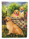 Buy this Golden Retriever At the Gate Flag Garden Size PPP3101GF