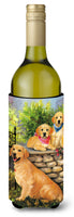 Buy this Golden Retriever At the Gate Wine Bottle Hugger PPP3101LITERK