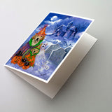 Buy this Golden Retriever Halloween Greeting Cards and Envelopes Pack of 8