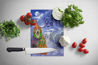 Golden Retriever Halloween Glass Cutting Board Large PPP3102LCB