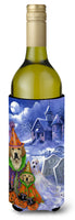 Buy this Golden Retriever Halloween Wine Bottle Hugger PPP3102LITERK