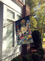 Golden Retriever Toys Flag Canvas House Size PPP3103CHF