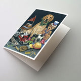 Buy this Golden Retriever Toys Greeting Cards and Envelopes Pack of 8