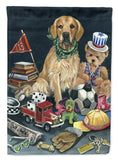 Buy this Golden Retriever Toys Flag Garden Size PPP3103GF