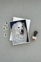 Great Pyrenees Meisha Greeting Cards and Envelopes Pack of 8