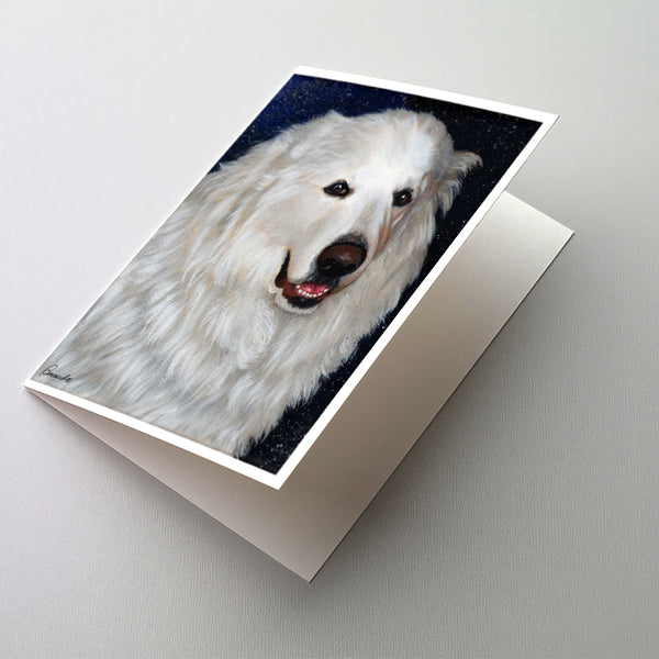 Buy this Great Pyrenees Meisha Greeting Cards and Envelopes Pack of 8