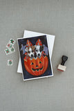 Jack Russell Terrier Halloween Greeting Cards and Envelopes Pack of 8