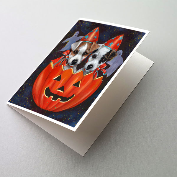 Buy this Jack Russell Terrier Halloween Greeting Cards and Envelopes Pack of 8