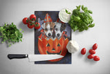Jack Russell Terrier Halloween Glass Cutting Board Large PPP3105LCB