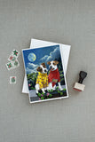 Jack Russell Terrier Moon Phase Greeting Cards and Envelopes Pack of 8